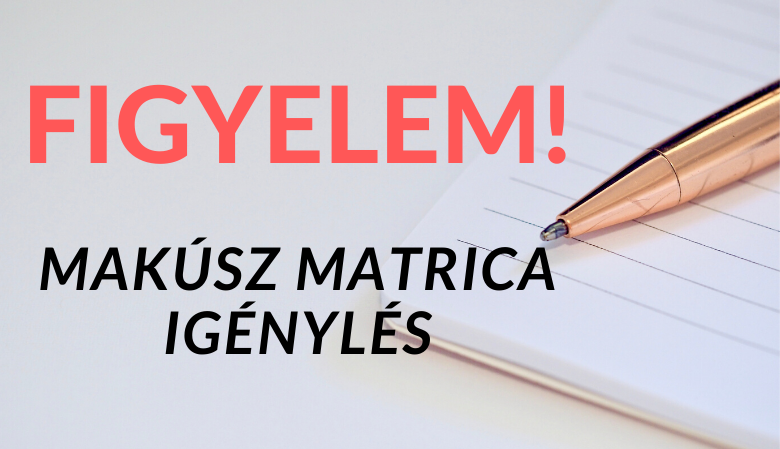 Igényelhető és átvehető a 2020-as MAKÚSZ matrica!